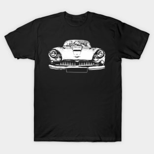 Jensen C-V8 1960s British classic car monoblock white T-Shirt